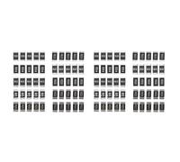 Uikdjgu 100Pcs Alloy Resistance 2512 SMD Resistor Samples Kit, R001 R002 R005 R008 R010 R015 R020 R025 R050 R100