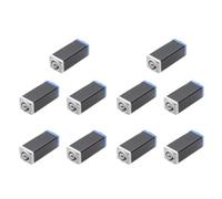 Uikdjgu 10X LED PowerCon AC Coupler Adapter Extender Connector High Quality Speakon Panel Mount Straight Adapter Blue to White