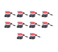 Uikdjgu 10X Wired Mini Siren for Home Security Alarm System Horn Siren 120DB 12V