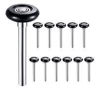 Uikdjgu 12 Pack Nylon Garage Door Roller 2 Inch Quiet Garage Rollers Bulk 6200Z Replacement Garage Door Roller