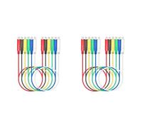 Uikdjgu 12PCS Magnetic Test Leads Silicone Soft Flexible Jumper Test Wires 30V AC5A 3.3FT Magnetic Test Leads