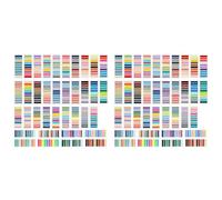 Uikdjgu 14800 Sheets Transparent Sticky Notes Self-Adhesive BookMarker Annotation Reading Book Clear Tab Posted It