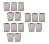 Uikdjgu 15Pcs 3.5 Inch IDE HDD Hard Drive Disk Plastic Storage Box Case Enclosure