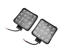 Uikdjgu 2 pcs 48W 6000k LED Spot Beam Square Work Lights Lamp Tractor SUV Truck 4WD 12V 24V