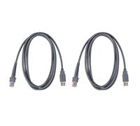 Uikdjgu 2 x USB A Male to RJ45 Cable 7Ft 2M Barcode Scanner LS4278 LS2208 2208AP