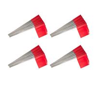 Uikdjgu 200Pack Marking Flags, Red Yard Flags 15x4x5Inch, Marker Flags, Lawn Flags Markers, Irrigation Flags, Landscape Flags
