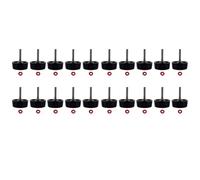 Uikdjgu 20Pcs Screws Nuts Caps for Fishing Reels Knob Power Handle Grip