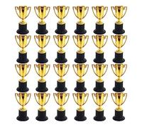 Uikdjgu 24 Pack Mini Trophy for Kids Awards Plastic Gold Award Trophy Cups for Party Favors,Rewards,Sports,Competitions