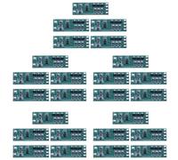 Uikdjgu 25Pcs 3-12V Flashing LED Light Module Red Blue Pair Flashing Suitable for Car Bicycle Electric Vehicle Safety Light