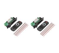 Uikdjgu 2pcs 2x100W 12V Amplifier Audio Player Bluetooth 5.0 MP3 Decoder Board MP3 Player Car FM Radio Module
