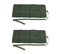 Uikdjgu 2Pcs 600X430mm Japanese Bonsai Tools Storage Package Roll Bag Canvas Tool Set Case