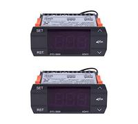 Uikdjgu 2X -3000 110V-220V 30A Digital Temperature Controller Thermostat with Sensor Controlling Tool