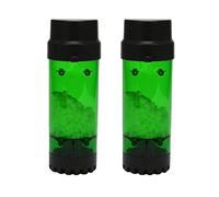 Uikdjgu 2X Aquarium Fish Tank Fluidized Moving Bed Filter Bubble Bio Media Filter with Air Stone and Sponge Filter LH-600