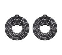 Uikdjgu 2X Circle of Fifths Wheel Guitar Chord Wheel Wooden Melody Tool Musical Chord Wheel for Musicians Guitar Accessories