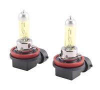 Uikdjgu 2x H8 35W Yellow HID Xenon Fog Light Headlight Lamp Bulb 2500K 12V