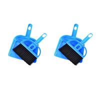 Uikdjgu 2X Mini Dust Pan and Brush Set for Guinea Pig Toys, Hamster Cleaner Hedgehog Supplies, Small Broom and Dust Dust