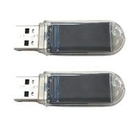 Uikdjgu 2X Mini USB Mining Machine V2 74KH/S USB BTC Crypto Miner Solo Lottery Miner BTC Solo Miner with Display