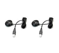 Uikdjgu 2X New USB GPS GLONASS Receiver GNSS Receiver Module Antenna, Replace Bu-353S4, BU353S4, 0183NMEA USB Protocol