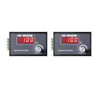 Uikdjgu 2X PWM DC Motor Speed Controller 6-60V 30A with Digital Display & Robust PCB - Perfect for Various Machines