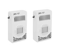 Uikdjgu 2X RJ11 Adapter Louder Telephone Ring Flash Amplifier Ringer for Landline Telephone
