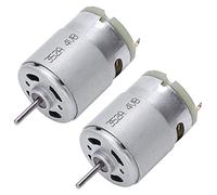 Uikdjgu 2X RS380 DC 1.5-18V 30000RPM Micro Motor 38x28mm for RC Model Toys DIY, Silver