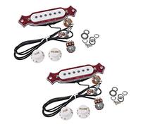 Uikdjgu 2X Single Coil Magnetic Acoustic Guitar Pickup