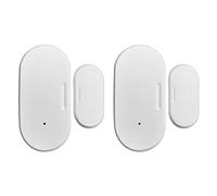 Uikdjgu 2X Tuya Zigbee Door and Window Sensor Smart Home Automation Security APP Alarm Remote Real-Time Push