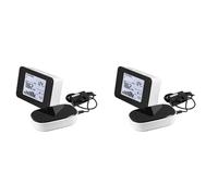 Uikdjgu 2X Wireless Electricity Monitor to Track Energy Usage in Real Time for Single or Three Phase Power Meter