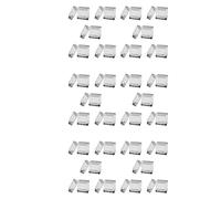 Uikdjgu 30Pcs Acrylic Box Trays for 0.39Inch 10mm Elements Cubes Clear Case Periodic Table Bracket for Elements Collections