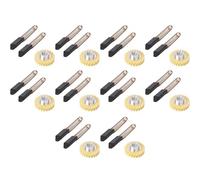 Uikdjgu 30x W10112253 9706416 Motor Brush W10380496 4162897 Mixer Worm Drive Gear for Stand & 20x Motor Brushes