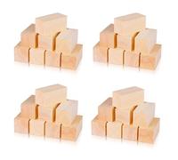 Uikdjgu 32X Basswood Carving Blocks 4 X 2 X 2 Inch,Large Whittling Wood Carving Blocks Kit for Kids Adults Beginners or Expert