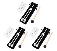 Uikdjgu 3X 128 Hz Tuning Fork Weighted Bio-Acoustic Tuning Fork for Therapy 128 Hz Acoustic Slider Tuning Fork