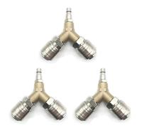 Uikdjgu 3X Compressed Air Connection, Compressed Air Distributor, Compressed Air Switch, with 1/4 Inch Connections