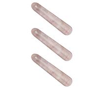 Uikdjgu 3X Natural Rose Quartz Crystal Yoni Gemstone Rocks Massage