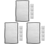 Uikdjgu 3X Portable Projector Screen for Home Theater Outdoor HD White Foldable Anti-Crease (60Inch)