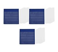 Uikdjgu 3X Tabletop Desktop Pocket Chart Table Top with Bonus 60X Dry Erase Cards, Teaching Pocket Chart (13 Inches x 12 Inches)