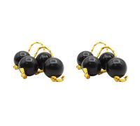 Uikdjgu 4 Pairs Kashaka Aslatua Shaker Aslatua African Shaker Aslatuas Rhythm Balls Aslatuas Instrument Rhythmic Ball