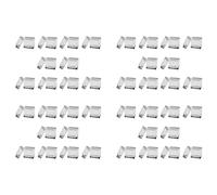 Uikdjgu 40Pcs Acrylic Box Trays for 0.39Inch 10mm Elements Cubes Clear Case Periodic Table Bracket for Elements Collections