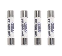 Uikdjgu 4X 1000V 500MA 6.3 x 32mm White Ceramic Fuse for Multimeter