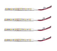 Uikdjgu 4X,10cm Waterproof 5050 LED Strip Lights Dc 12V Caravan Boat Car