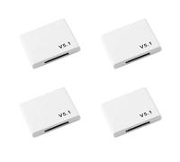 Uikdjgu 4X 30 Pin Bluetooth 5.1 Audio Receiver A2DP Music Mini Wireless Adapter for 30Pin Jack Analog Speaker White
