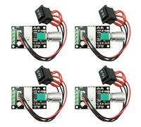 Uikdjgu 4X 6V 12V 24V 28V 3A 80W DC Motor Speed Controller (PWM) Speed Adjustable Reversible Switch 1203BB