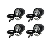 Uikdjgu 4X 6V-80V 24V 36V 48V 60V Universal Compatible 3W 100LUX Bike Electric Bicycle E-Bike Headlight Front Light Head Light