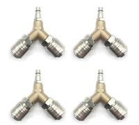 Uikdjgu 4X Compressed Air Connection, Compressed Air Distributor, Compressed Air Switch, with 1/4 Inch Connections