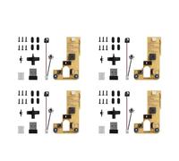 Uikdjgu 4X for Bamboo Lab DIY 3D Printing Wireless Mouse Kit Model 002 Computer Mouse Components with Printer Parts and Hardware