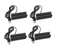 Uikdjgu 4X MSR90 USB Magnetic Strip Card Reading Machine Card Reader Stripe 3 Tracks Mini Swiper for USB PC