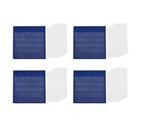 Uikdjgu 4X Tabletop Desktop Pocket Chart Table Top with Bonus 80X Dry Erase Cards