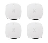 Uikdjgu 4X Tuya ZigBee MmWave Human Presence Sensor with Luminance Microwave Radar Detection PIR Motion Sensor Wall Mount