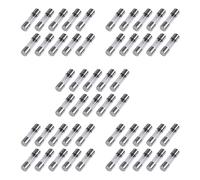 Uikdjgu 50 Pcs 250V 3A 3Amp Slow Blow Glass Fuses Tubes 5mm X 20mm