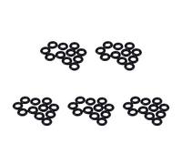 Uikdjgu 50 Pcs Black Rubber Oil Seal O Shaped Rings Seal Washers 8 x 4 x 2 mm